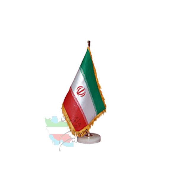 پرچم-رومیزی-ایران-با-پایه-سنگی